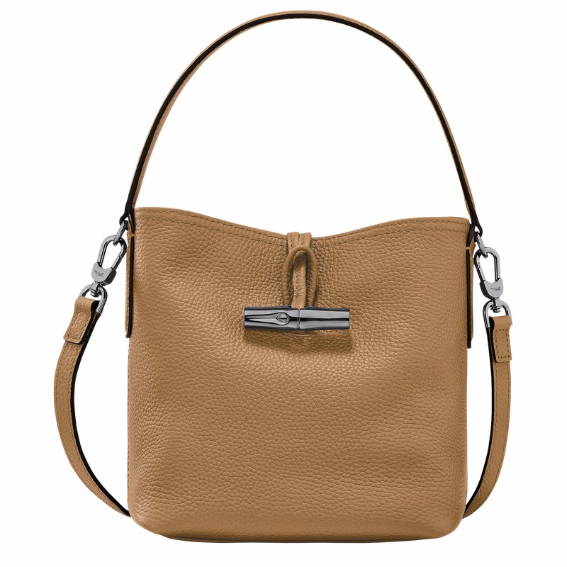 Longchamp Le Roseau Essential XS Bøtteposer Dame Khaki Norge | 10159968026