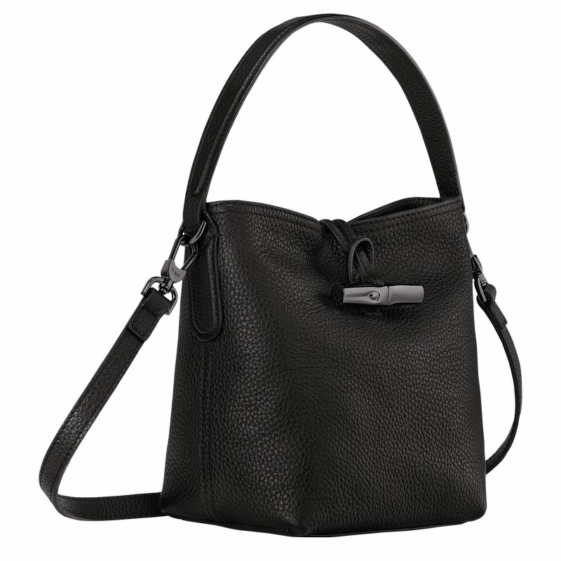 Longchamp Le Roseau Essential XS Bøtteposer Dame Svarte Norge | 10159968001