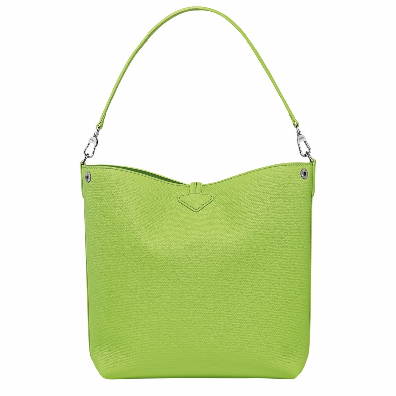 Longchamp Le Roseau M Skulderveske Dame Grønn Norge | 10281HFP355