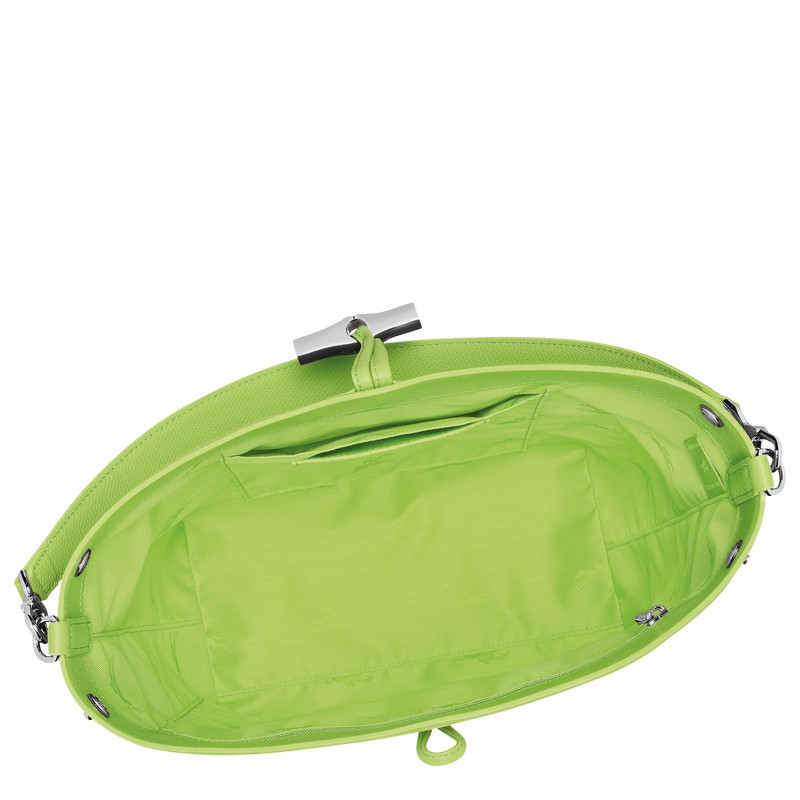 Longchamp Le Roseau M Skulderveske Dame Grønn Norge | 10281HFP355