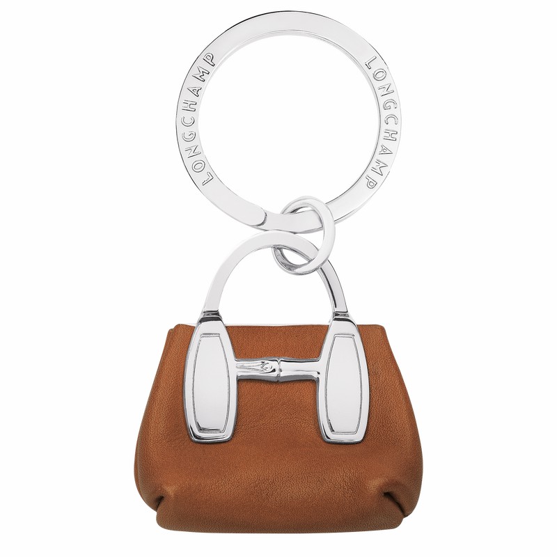 Longchamp Le Roseau Nøkkelringer Dame Brune Norge | 36074HQS504