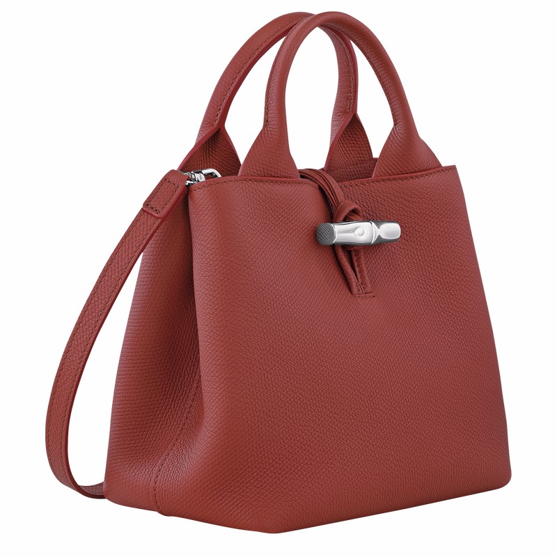 Longchamp Le Roseau S Håndveske Dame Brune Norge | 10273HFP404