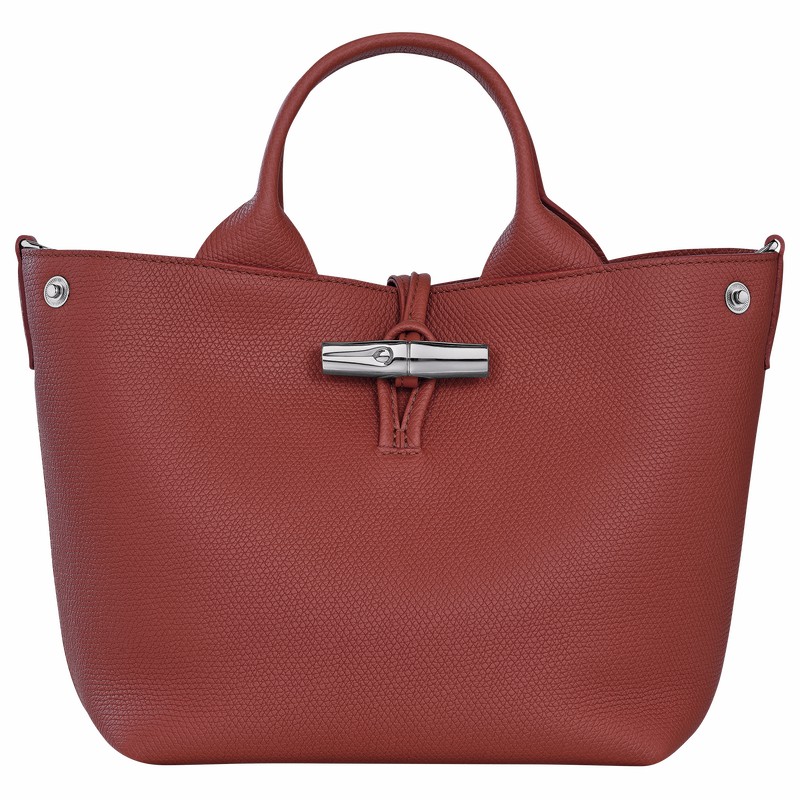 Longchamp Le Roseau S Håndveske Dame Brune Norge | 10273HFP404