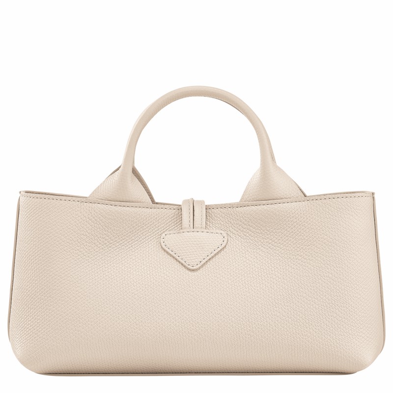 Longchamp Le Roseau S Håndveske Dame Hvite Norge | 10280HFP555