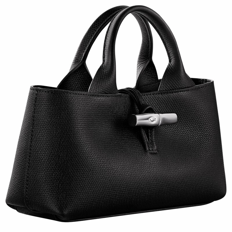 Longchamp Le Roseau S Håndveske Dame Svarte Norge | 10280HFP001