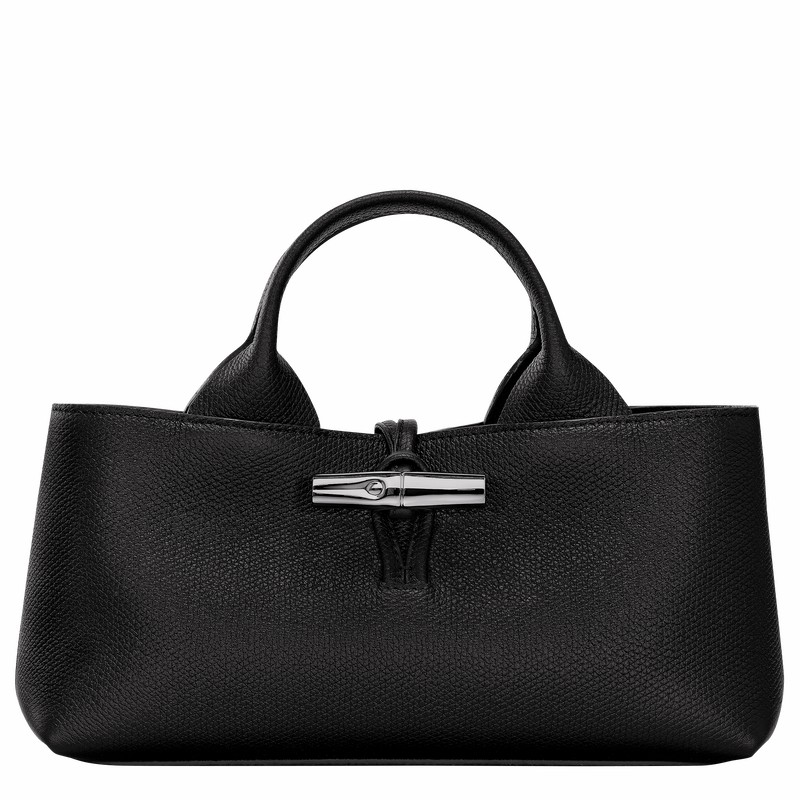 Longchamp Le Roseau S Håndveske Dame Svarte Norge | 10280HFP001