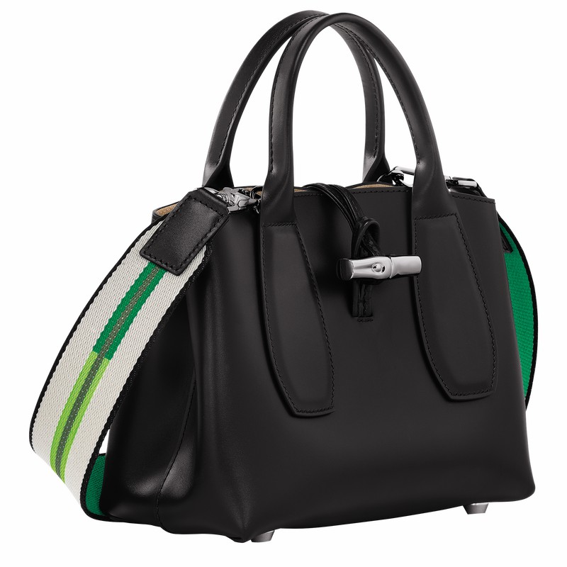 Longchamp Le Roseau S Håndveske Dame Svarte Norge | 10095HCN001