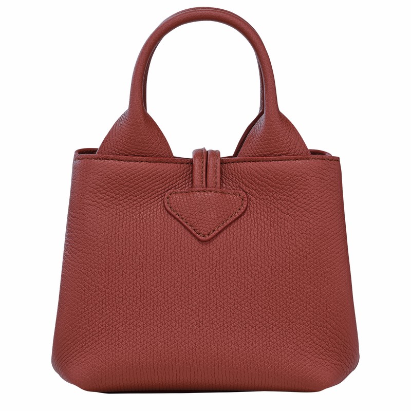 Longchamp Le Roseau XS Håndveske Dame Brune Norge | 10278HFP404