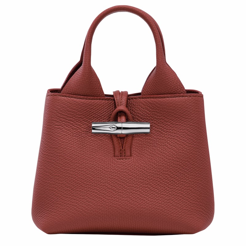 Longchamp Le Roseau XS Håndveske Dame Brune Norge | 10278HFP404