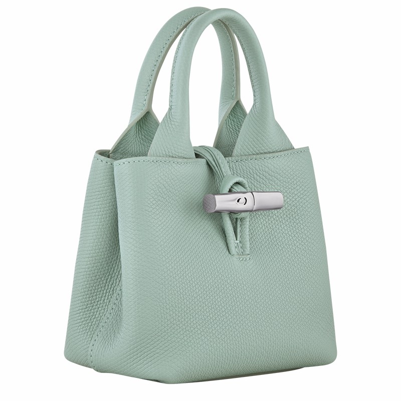 Longchamp Le Roseau XS Håndveske Dame Celadon Norge | 10278HFP282