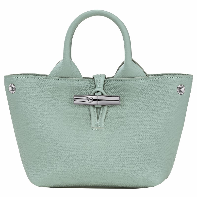 Longchamp Le Roseau XS Håndveske Dame Celadon Norge | 10278HFP282