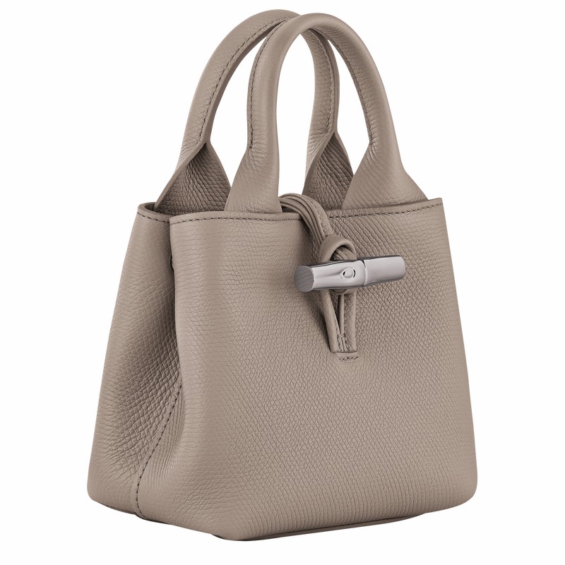 Longchamp Le Roseau XS Håndveske Dame Grå Norge | 10278HFP266