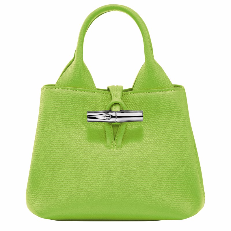 Longchamp Le Roseau XS Håndveske Dame Grønn Norge | 10278HFP355