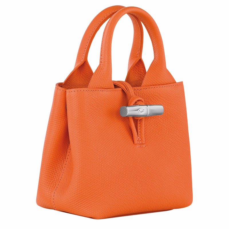 Longchamp Le Roseau XS Håndveske Dame Oransje Norge | 10278HFP017