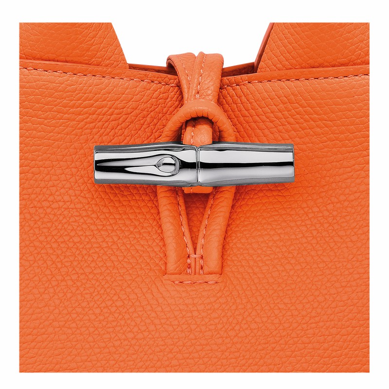 Longchamp Le Roseau XS Håndveske Dame Oransje Norge | 10278HFP017