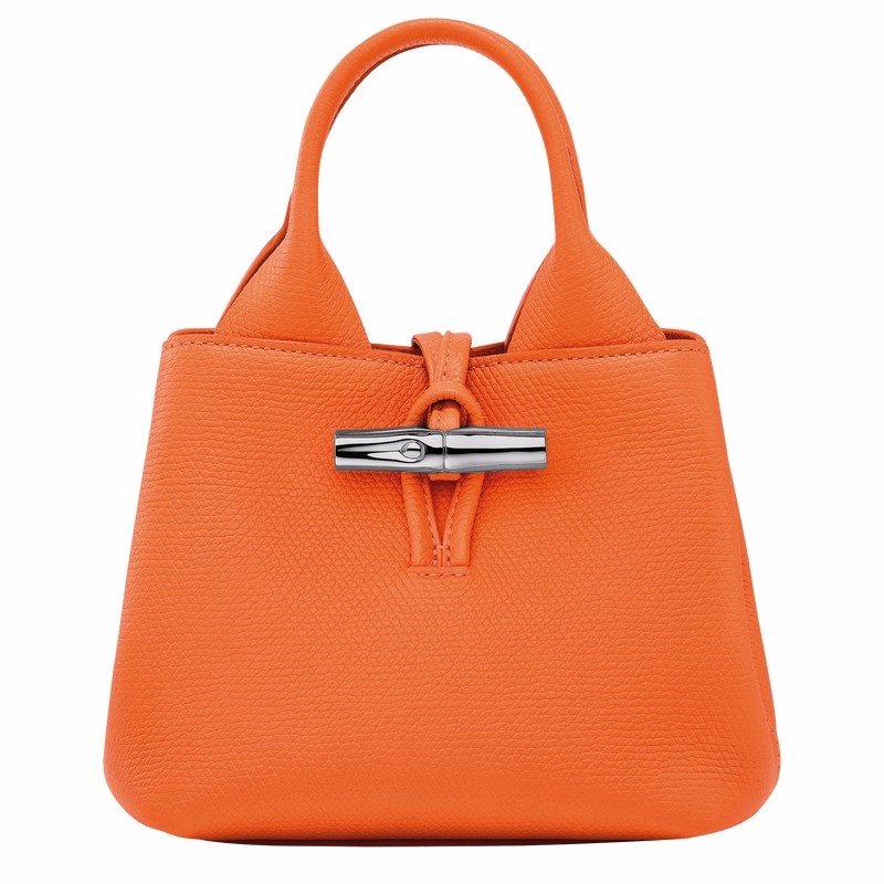 Longchamp Le Roseau XS Håndveske Dame Oransje Norge | 10278HFP017