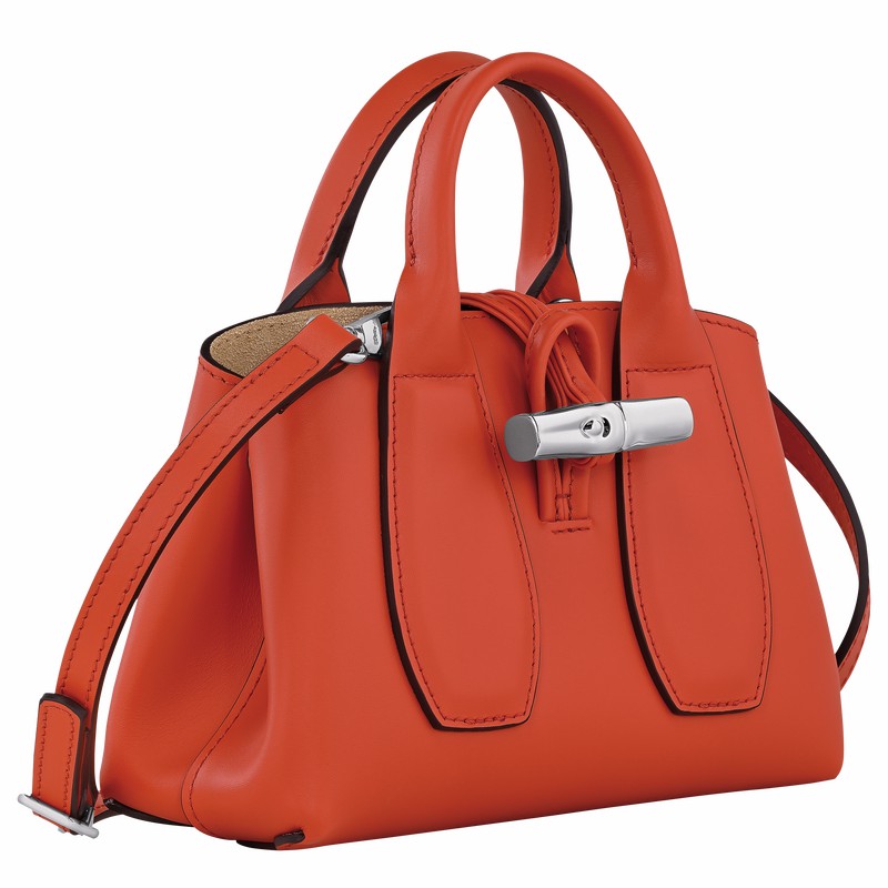 Longchamp Le Roseau XS Håndveske Dame Oransje Norge | 10057HCL685