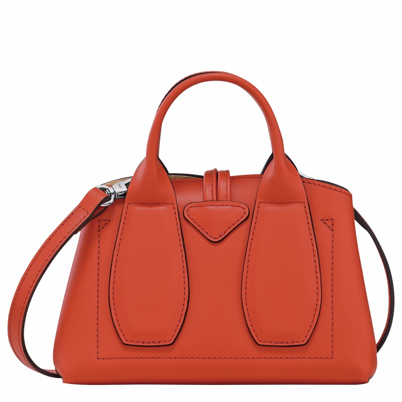 Longchamp Le Roseau XS Håndveske Dame Oransje Norge | 10057HCL685