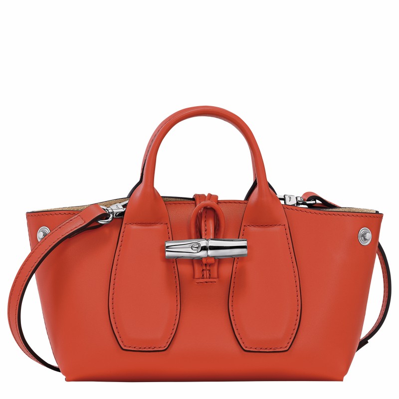 Longchamp Le Roseau XS Håndveske Dame Oransje Norge | 10057HCL685