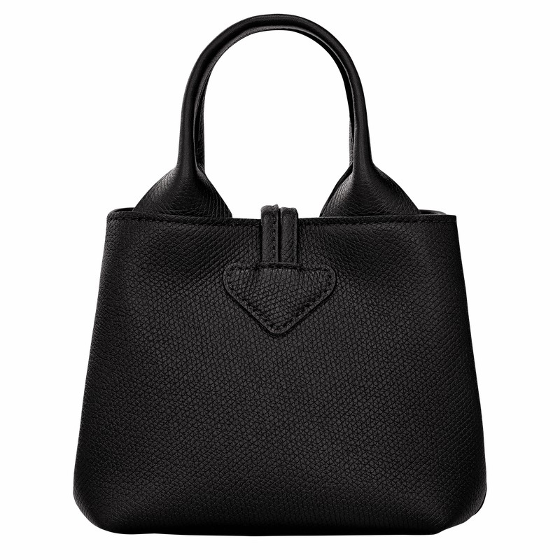 Longchamp Le Roseau XS Håndveske Dame Svarte Norge | 10278HFP001