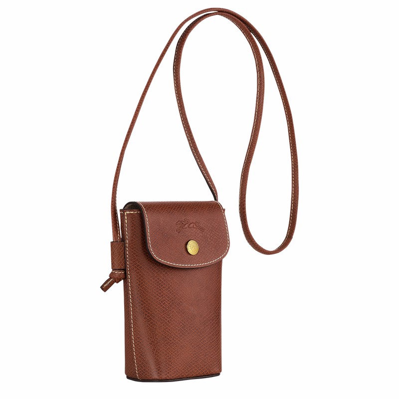 Longchamp ÉPURE Deksel Dame Brune Norge | 34193HYZ035