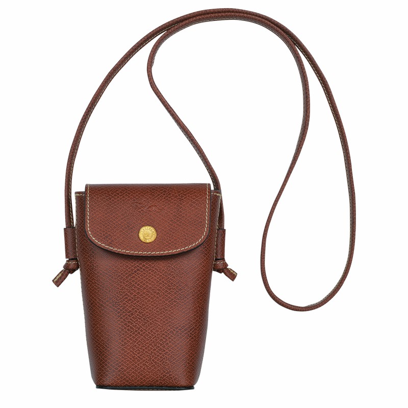 Longchamp ÉPURE Deksel Dame Brune Norge | 34193HYZ035