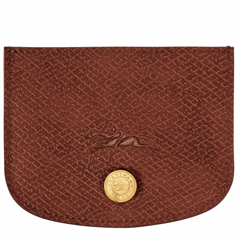 Longchamp ÉPURE Kortholder Dame Brune Norge | 30031HYZ035