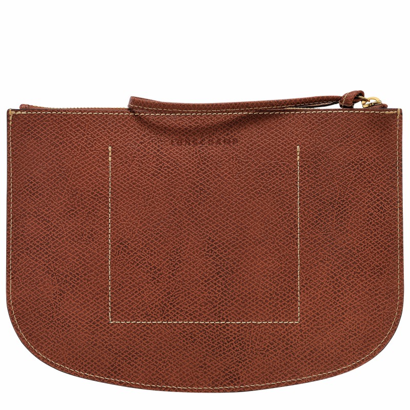 Longchamp ÉPURE Pouches Dame Brune Norge | 10250HYZ035