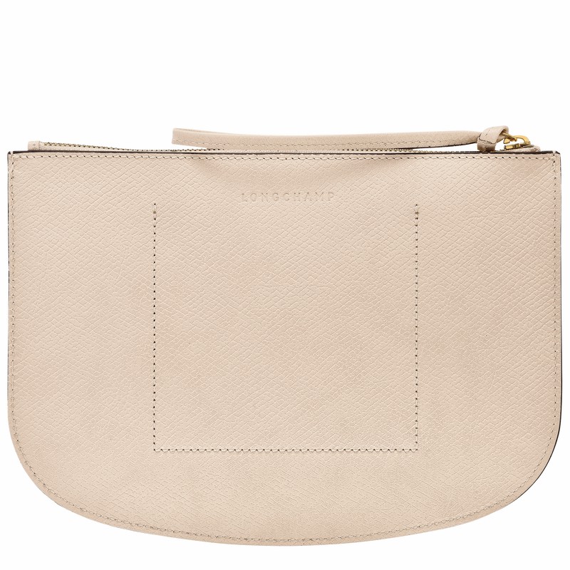 Longchamp ÉPURE Pouches Dame Hvite Norge | 10250HYZ555