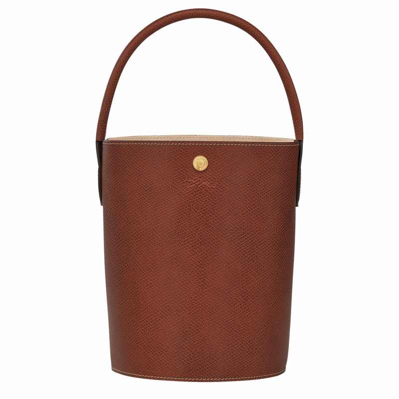 Longchamp ÉPURE S Bøtteposer Dame Brune Norge | 10161HYZ035