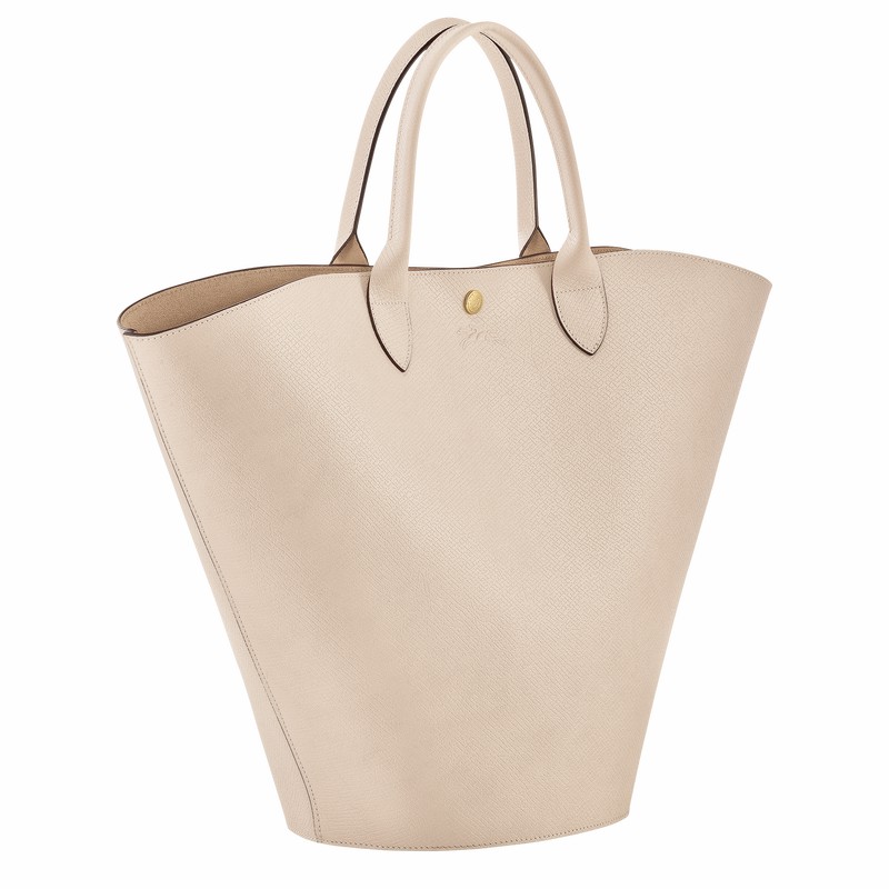 Longchamp ÉPURE XL Tote Veske Dame Hvite Norge | 10260HYZ555