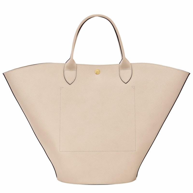 Longchamp ÉPURE XL Tote Veske Dame Hvite Norge | 10260HYZ555