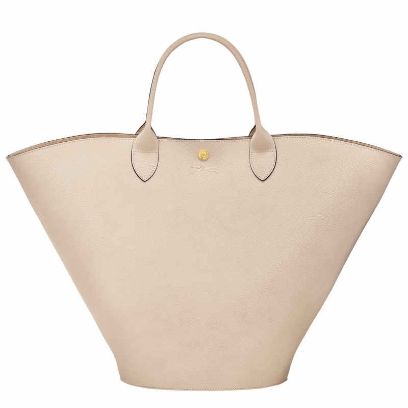 Longchamp ÉPURE XL Tote Veske Dame Hvite Norge | 10260HYZ555