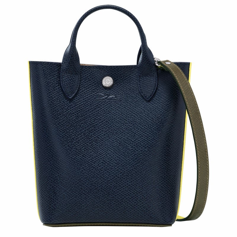 Longchamp ÉPURE XS Tote Veske Dame Marineblå Norge | 10269HFH006