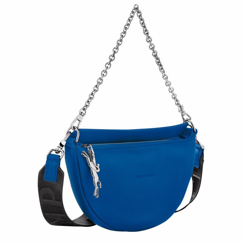 Longchamp Smile S Crossbody Veske Dame Blå Norge | 10224HDSI17