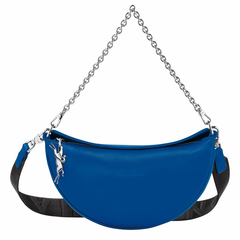 Longchamp Smile S Crossbody Veske Dame Blå Norge | 10224HDSI17