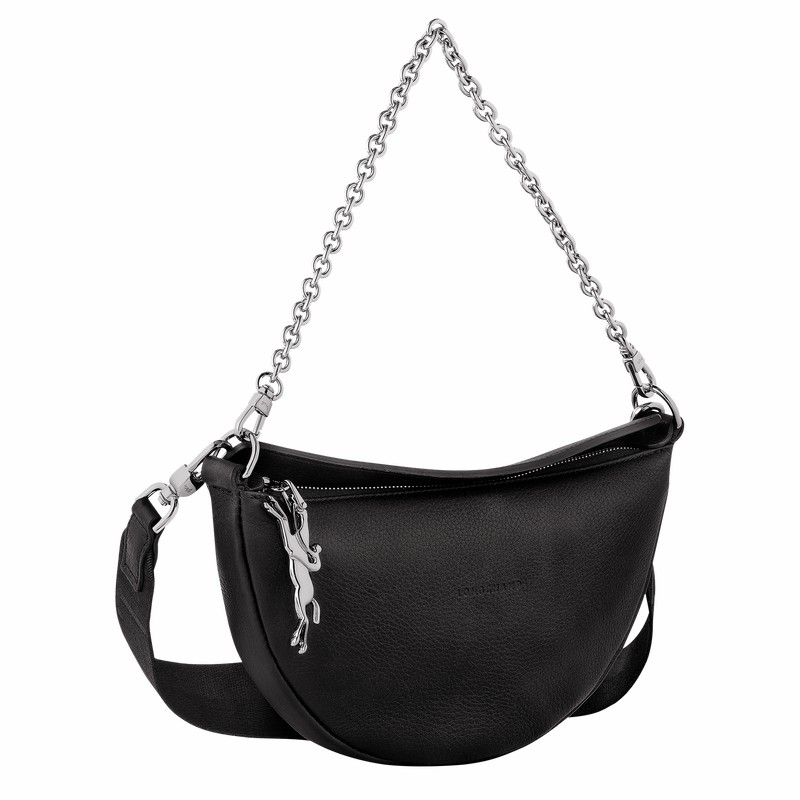 Longchamp Smile S Crossbody Veske Dame Svarte Norge | 10224HDS001