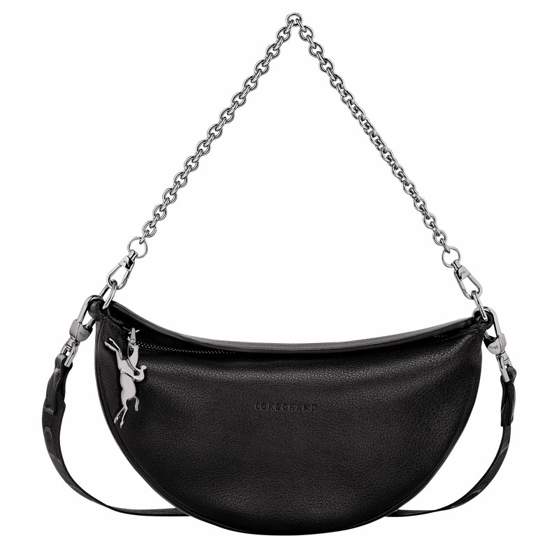 Longchamp Smile S Crossbody Veske Dame Svarte Norge | 10224HDS001