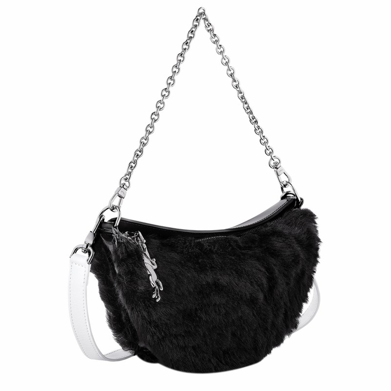 Longchamp Smile S Crossbody Veske Dame Svarte Norge | 10224HFB001