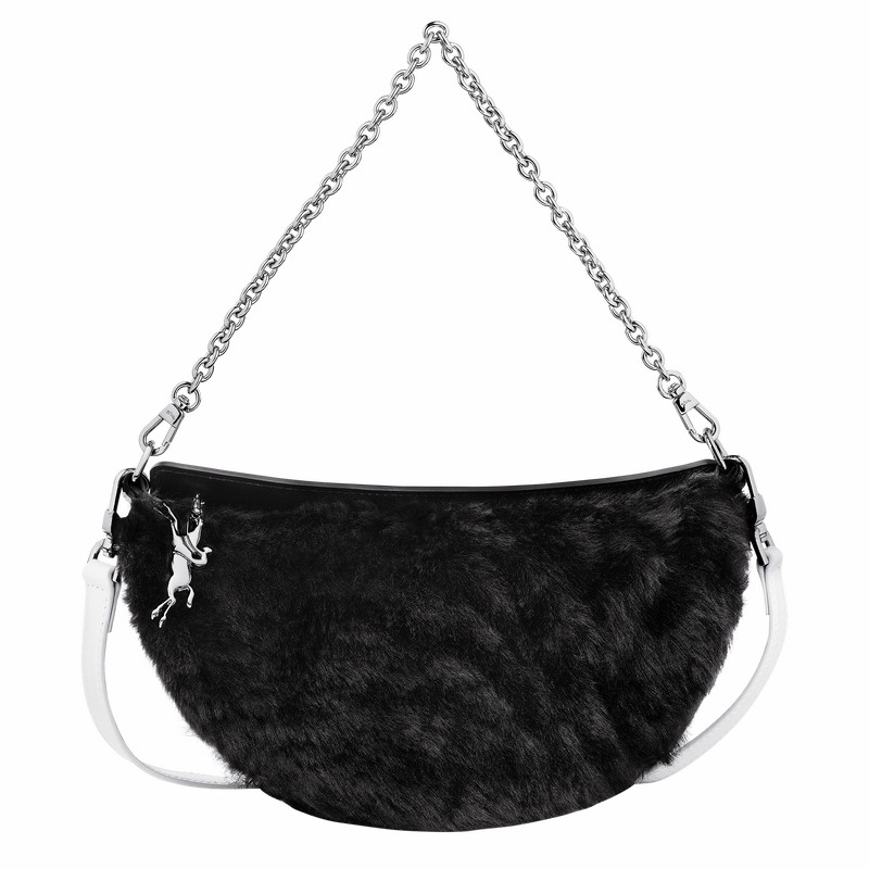 Longchamp Smile S Crossbody Veske Dame Svarte Norge | 10224HFB001